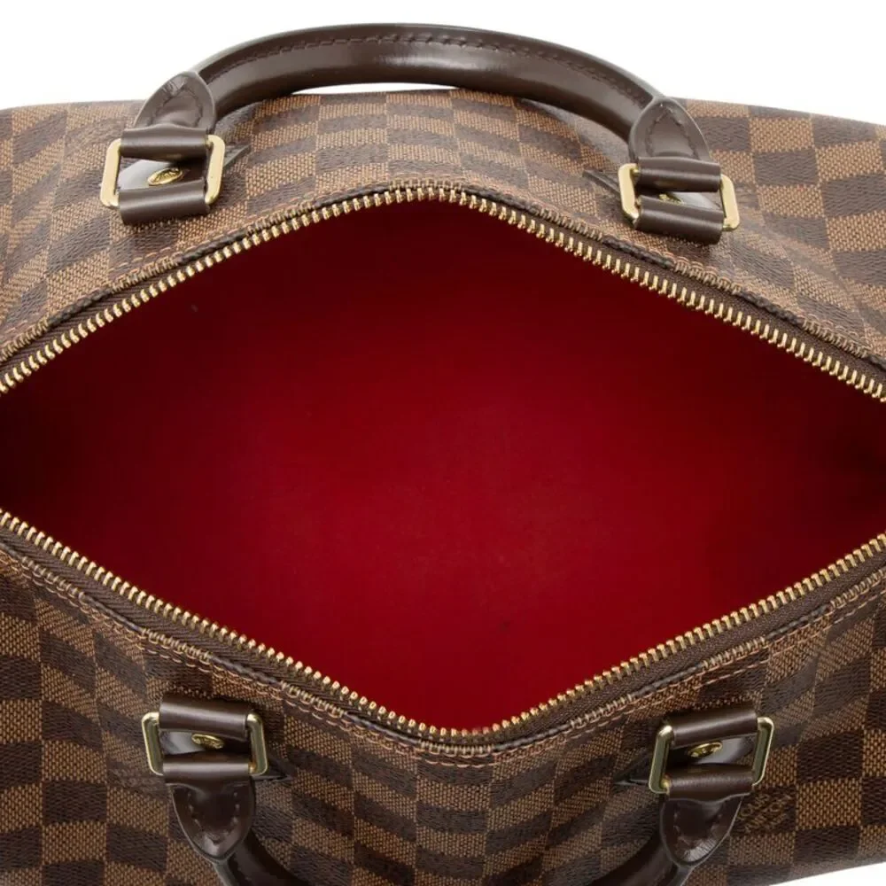 Louis Vuitton Damier Ebene Speedy 30 Satchel
